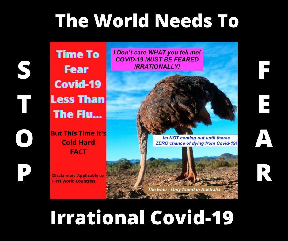 Time To Fear Covid-19 Less And Be Rational –  Covid-19 Deaths Now Less Than Flu Deaths In Wealthy Nations