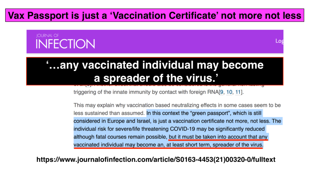 vax can spread virus