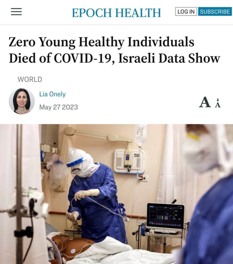 zero young died of covid