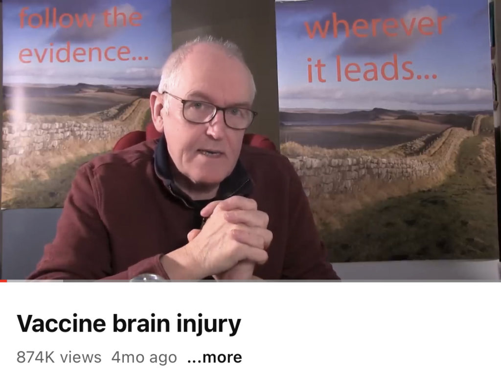 Vaccine brain damage