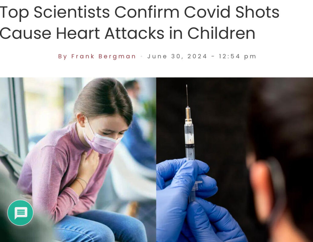 mRNA heart attacks in kids