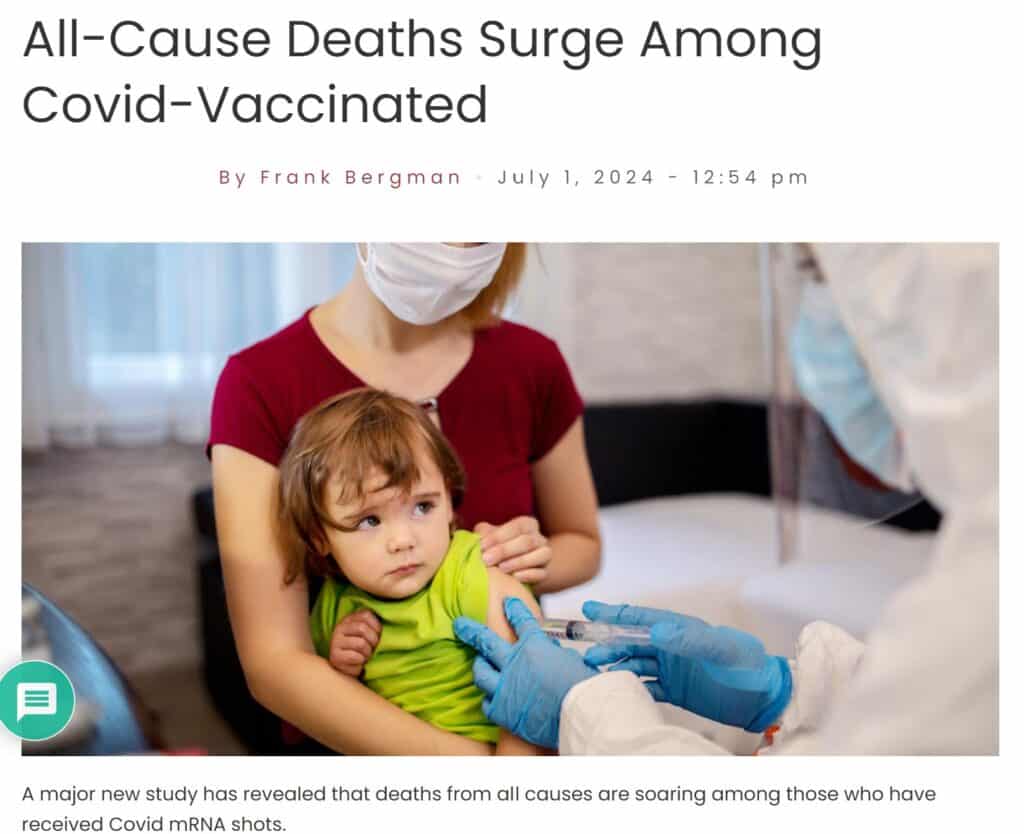 All cause deaths surge amongst covid vaccinated