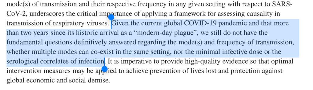 Viral transmission is poorly understood