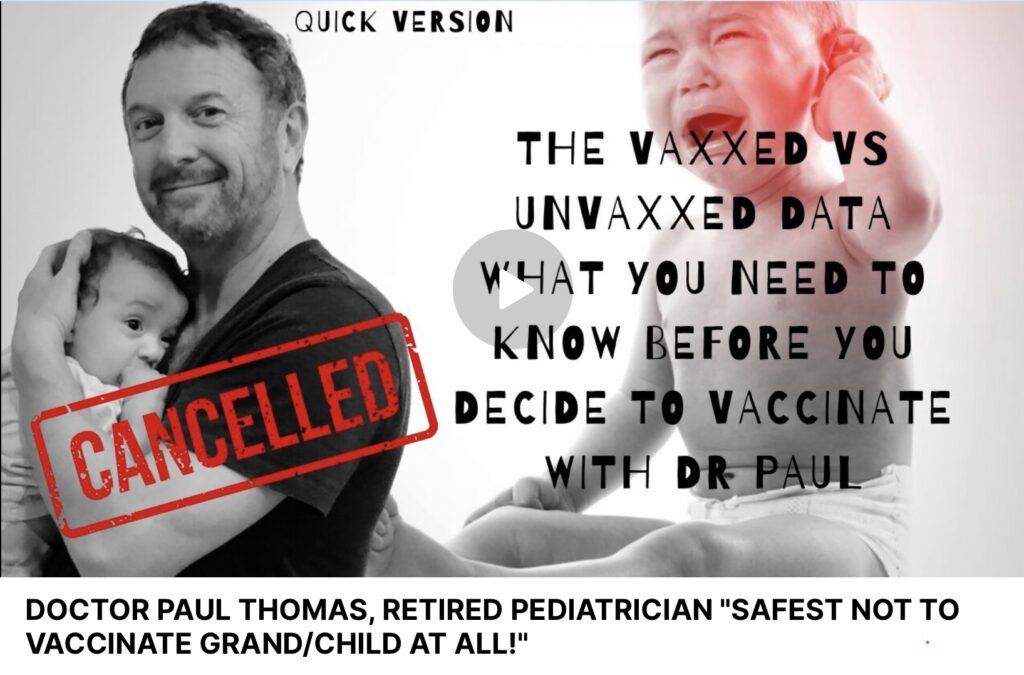 Unvaccinated healthiest on the planet