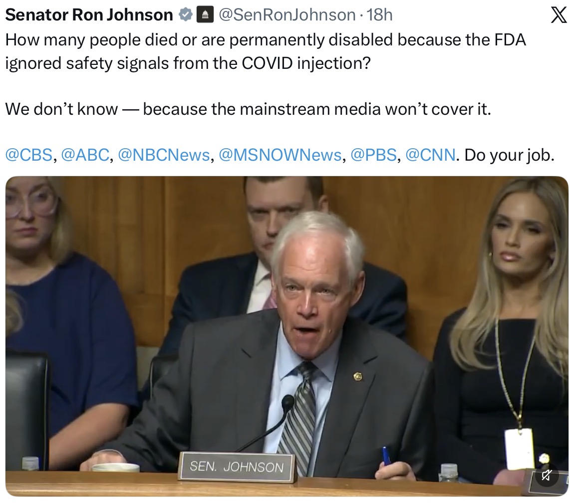 FDA blatantly covered up 25 deadly covid vaccine harms