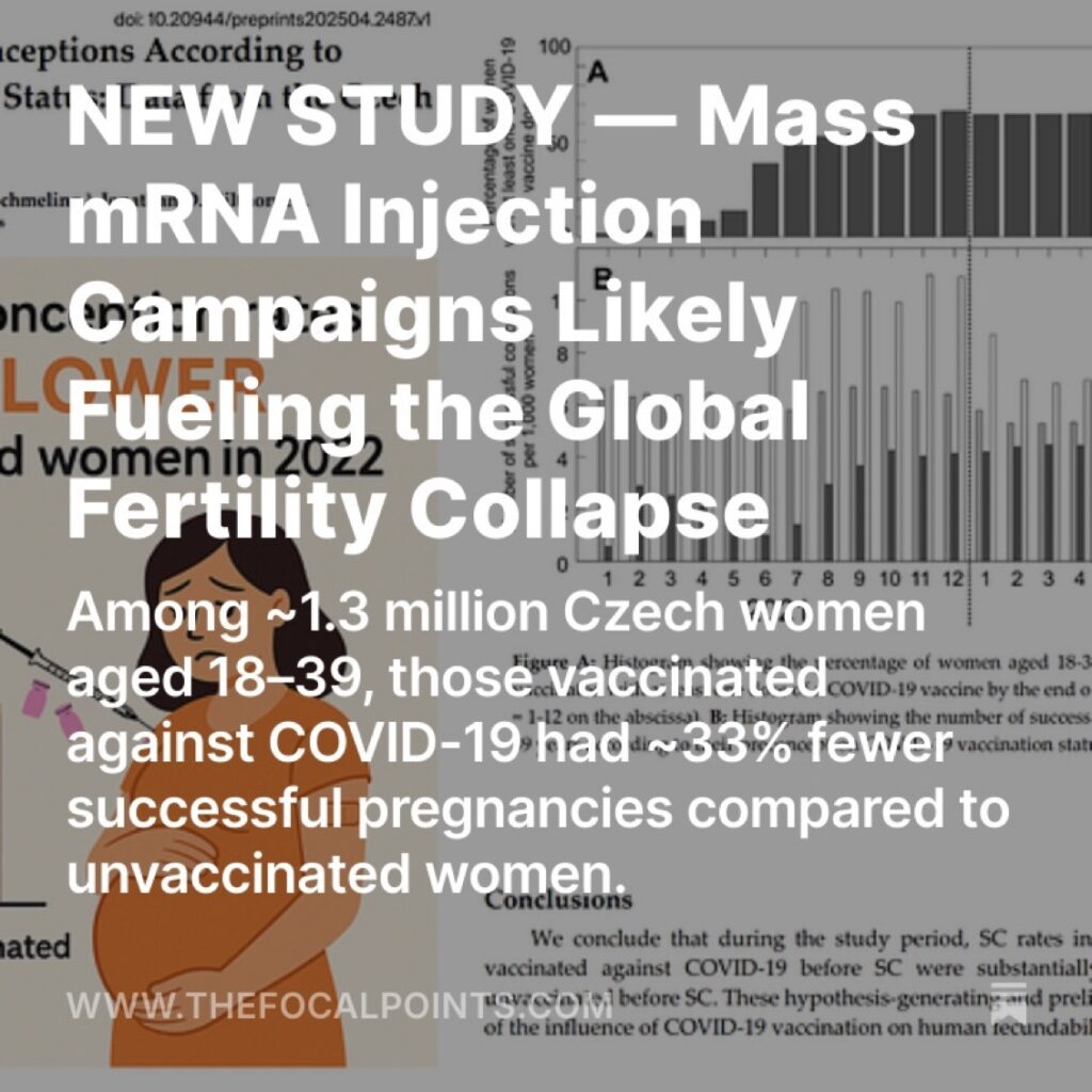 mRNA causing fertility crisis