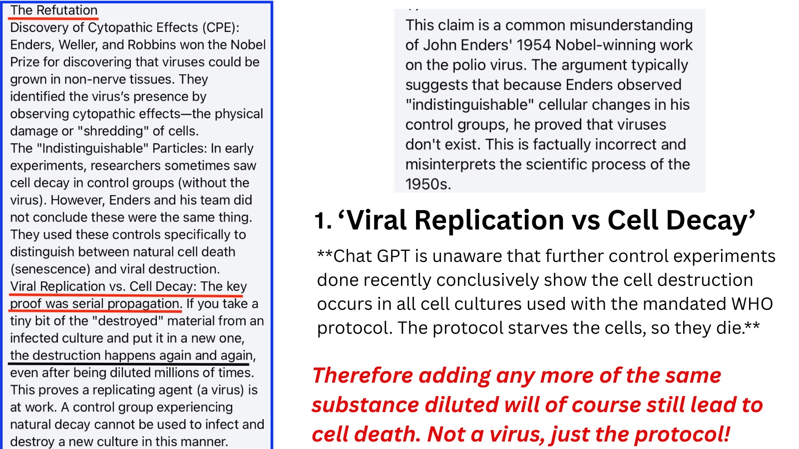 Why Chat GPT & Fact Checkers are Incorrect about Virus Existence Part 1