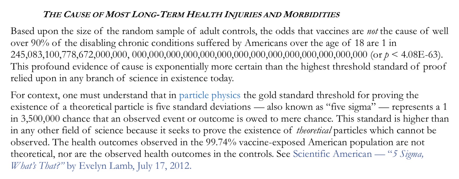 Vaccines Indisputably cause at least 90% of chronic disease