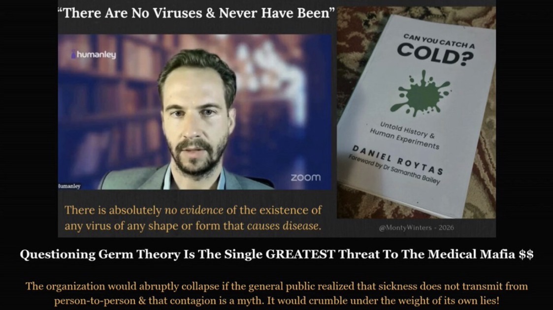 There are no viruses & the evidence shows contagion is a myth