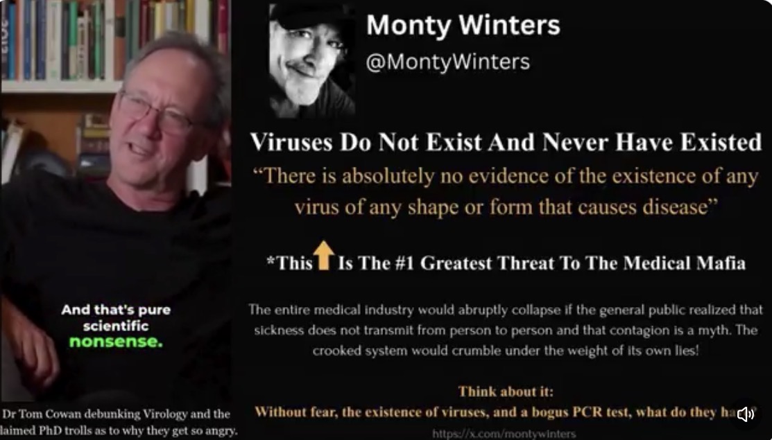 There are no viruses & the evidence shows contagion is a myth