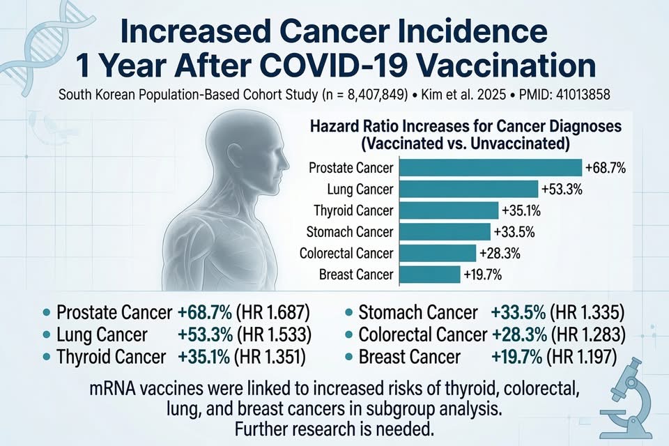 Covid vaccines caused huge uptick in Cancer