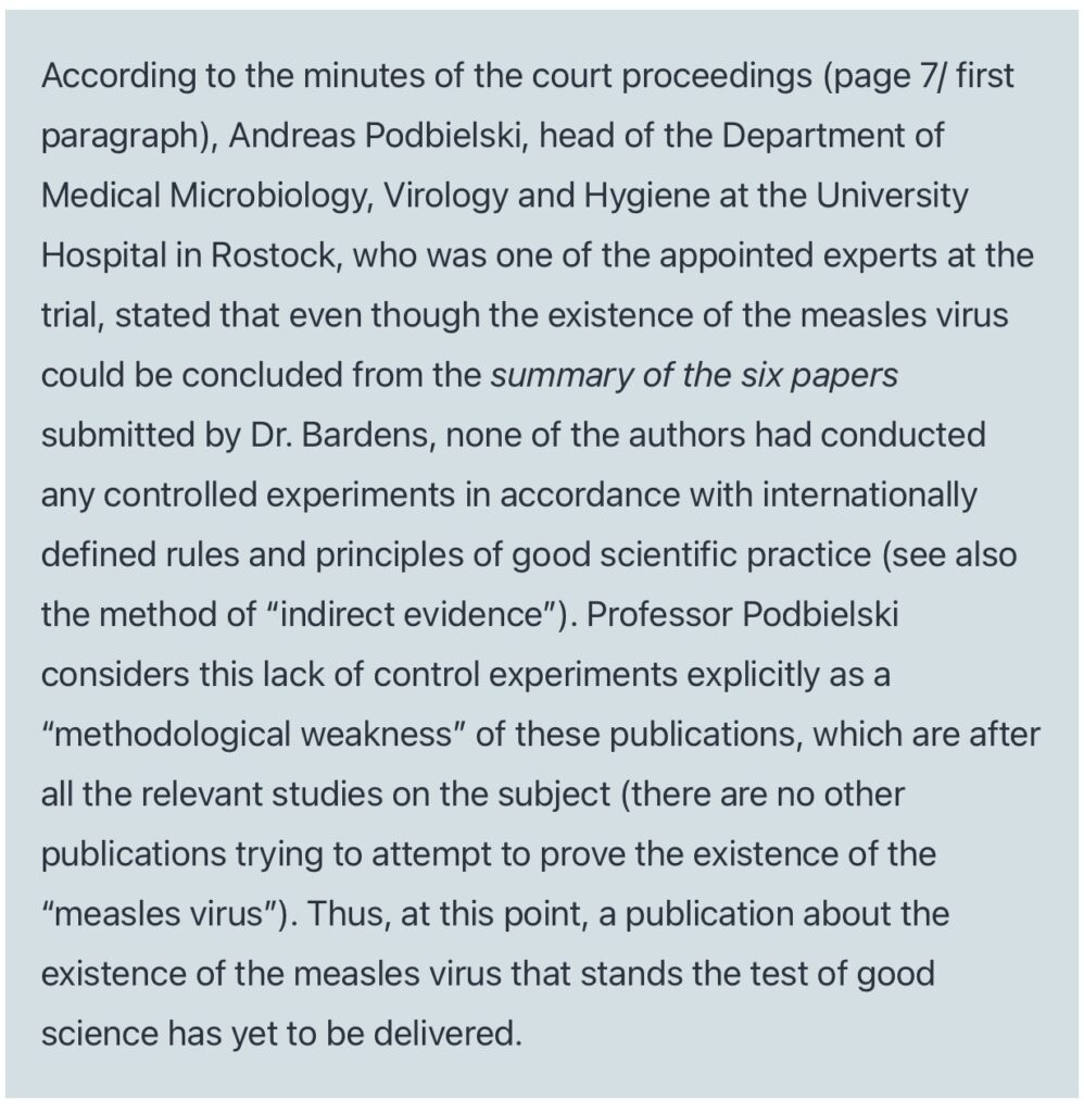 Lanka court case No Measles Virus exists