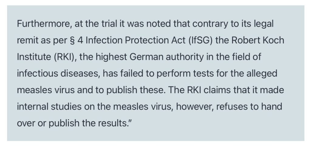 Lanka court case No Measles Virus exists