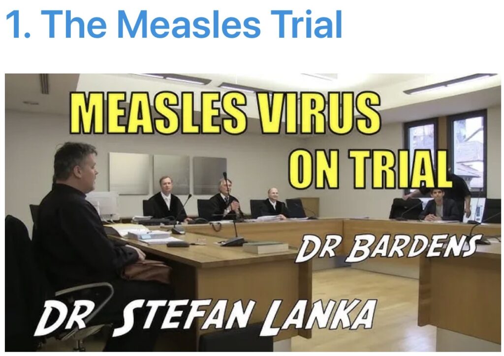 Measles on Trial